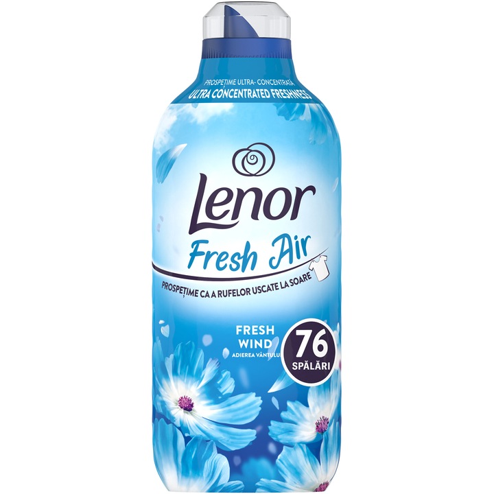 Lenor Fresh Air Effect Fresh Wind lágyító, 1064 ml, 76 mosás