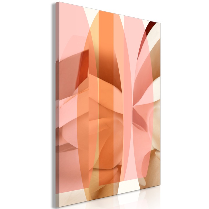 Artgeist vászonkép, Prémium nyomat - Virágos Kaleidoszkóp, 1 darab, Függőleges - 20 x 30 cm