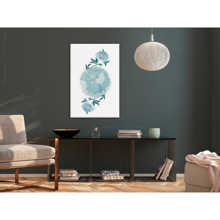 Tablou canvas Artgeist, Premium print - Floral Planet, 1 piesa, Vertical - 60 x 90 cm