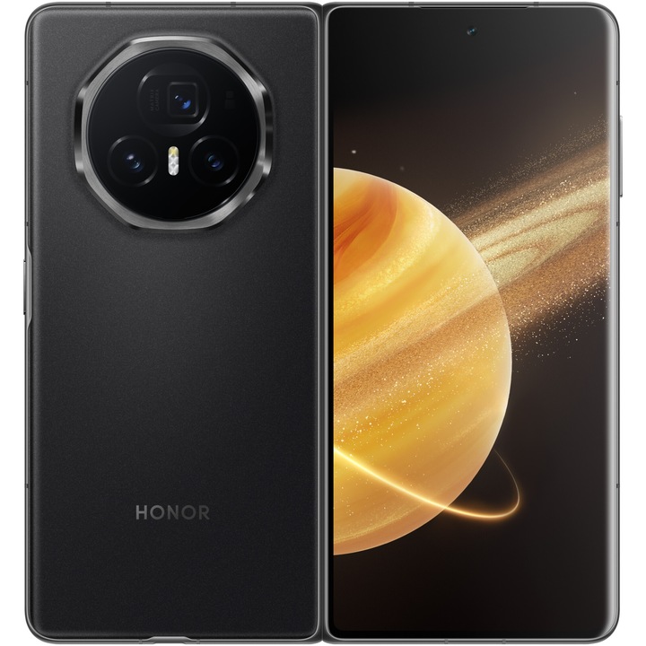 Смартфон HONOR Magic V3, 12GB RAM, 512GB, 5G, Черен