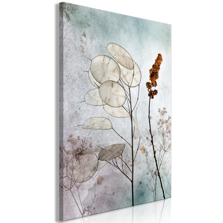 Artgeist vászonkép, prémium nyomat – Foggy Lunaria, 1 darab, függőleges – 40 x 60 cm