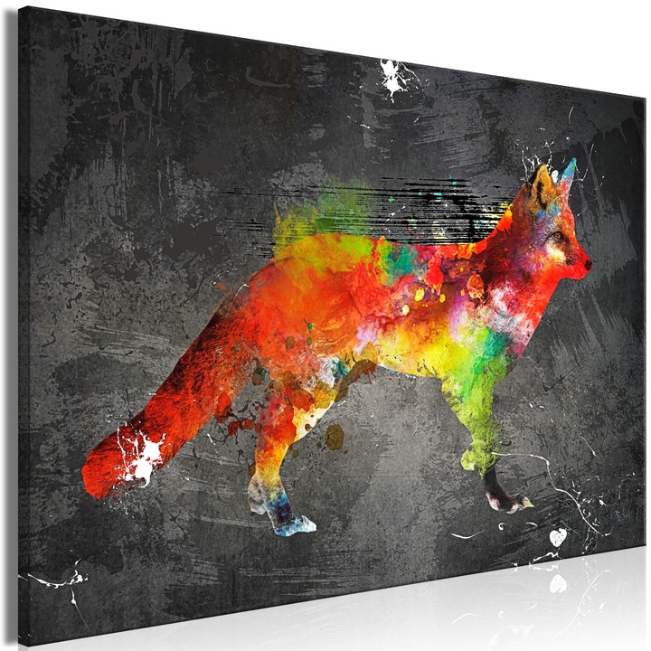 Tablou canvas Artgeist, Premium print - Forest Hunter, 1 piesa, Wide - 90 x 60 cm