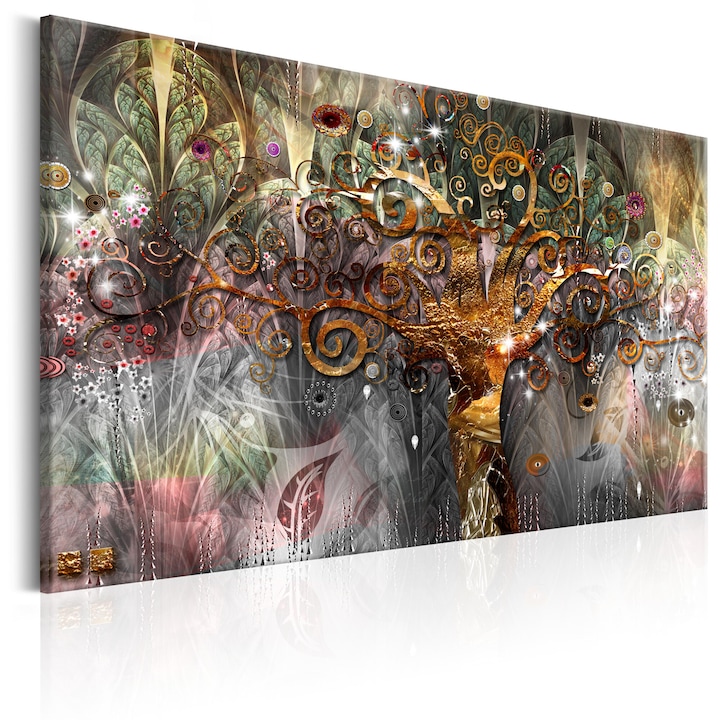 Tablou canvas Artgeist, Premium print - Gold Tree - 90 x 60 cm