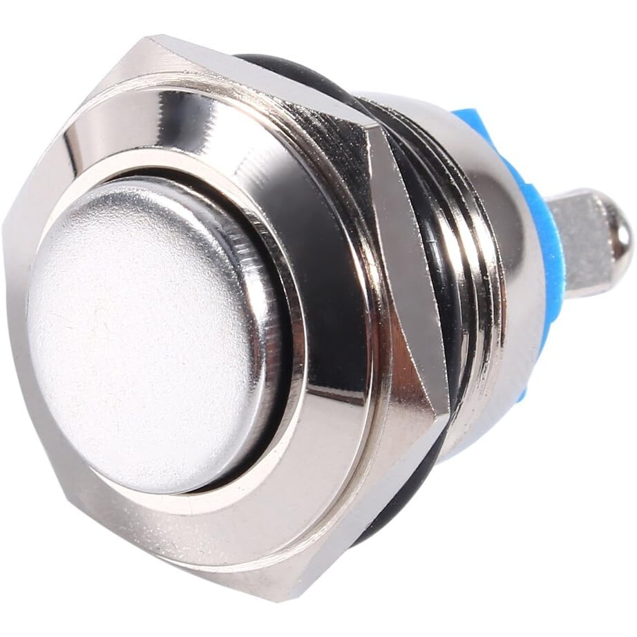 Comutator metalic momentary BGHYHYHI, waterproof, 18mm, 2A/36VDC
