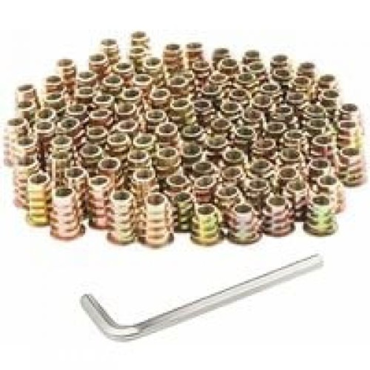 Suruburi cu cap hexagonal, AMRINUGL, Zincate anti-coroziune, Otel carbon, Design simplu, Set