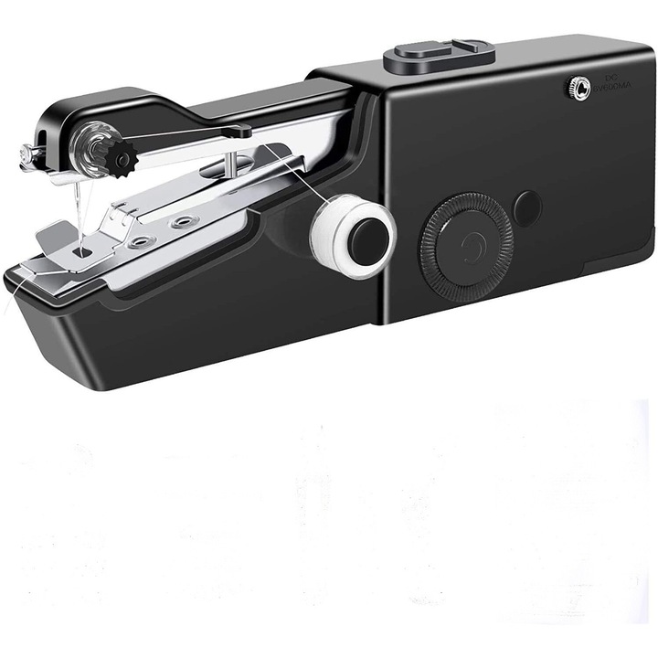 Masina de cusut portabila Zeaicos, USB, Negru