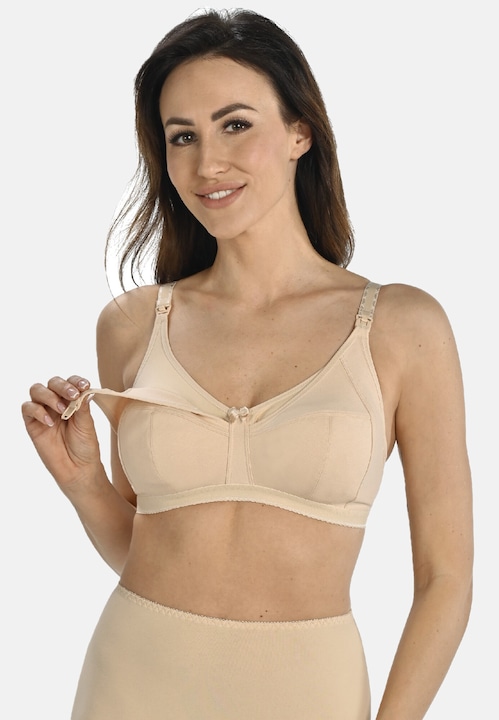 Sutien de alaptare fara captuseala, Perla, Teyli, Bej