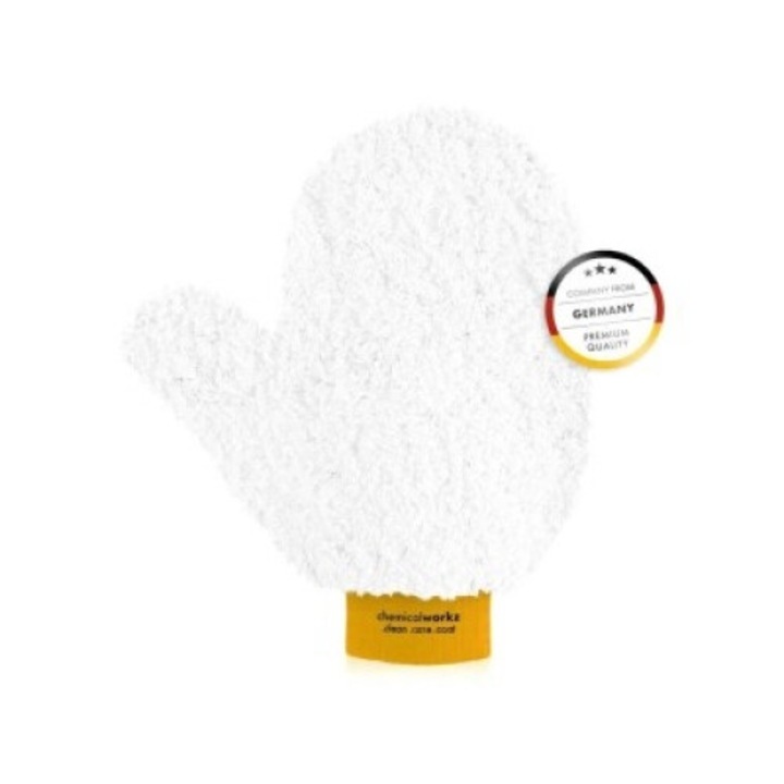 Mikroszálas autómosó kesztyű Chemicalworkz Thumb Wash Mitt Supersoft Gold