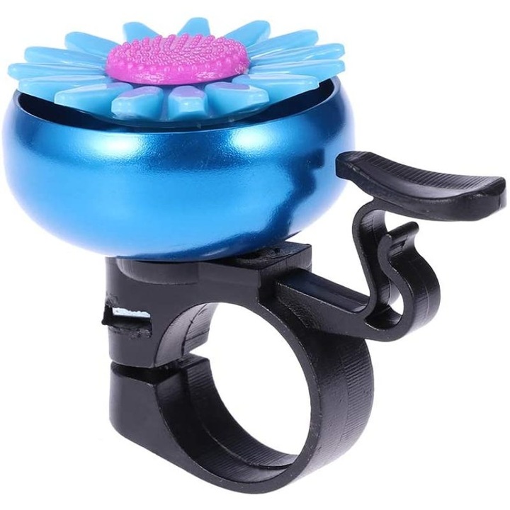 Clopotel bicicleta QttvbTna, aluminiu si plastic, multicolor, 2.2x2.2x2.2cm