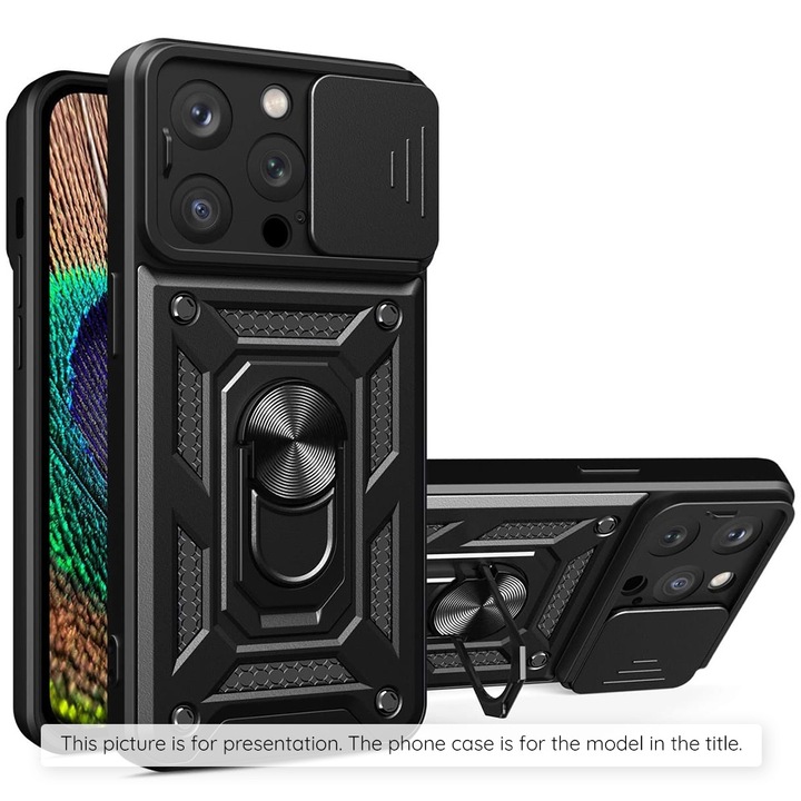 Калъф за Oppo A40 4G / A60 5G - Techsuit CamShield Series - черен