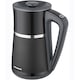 Fierbator electric Heinner HEK-D22002WBK, 1850-2200w, capacitate 1.7l, afisaj LCD, comanda electronica, oprire automata, 5 trepte de temperatura (40/60/80/90/100°C), negru