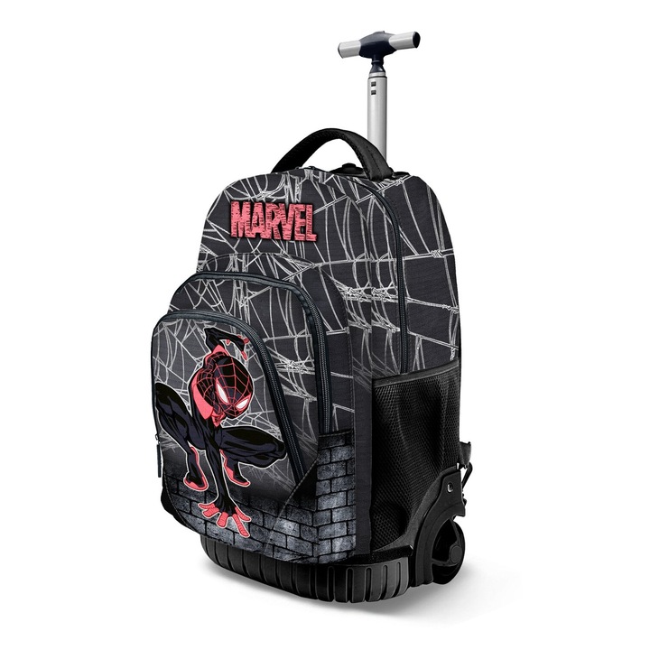 Ghiozdan Troler Spiderman Spin 47 x 32 x 27 cm Negru