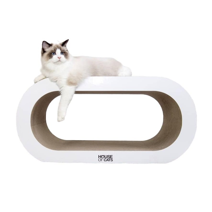 Stalp de zgariat pentru pisici, House of Cats, 42x84x42cm, pentru pisici mari