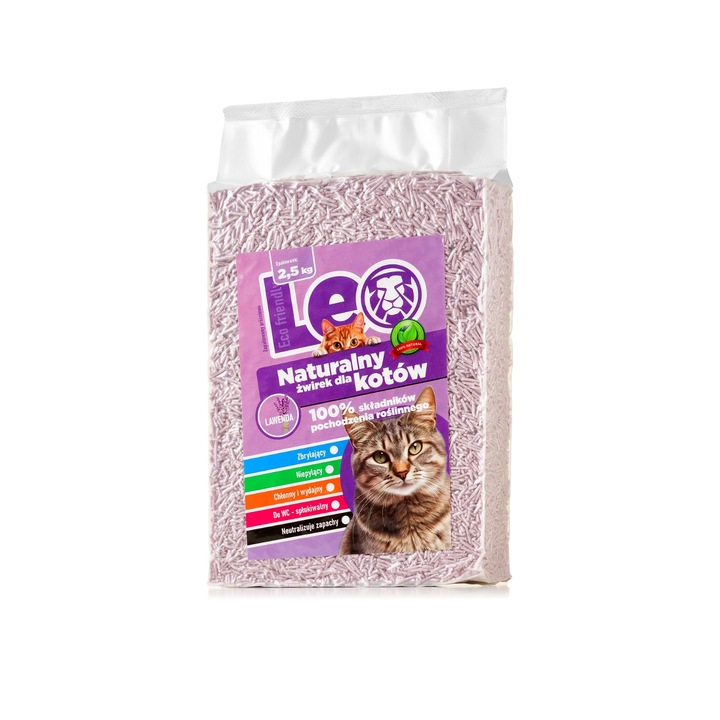 Комплект от 6 торби за отпадъци за животни, Evado, Lavender, 6x2,5 кг
