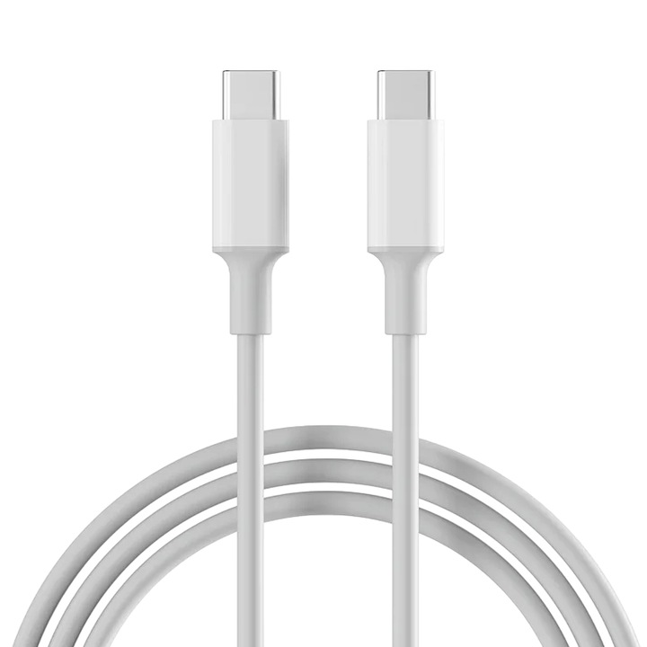Кабел за бързо зареждане, USB Type-C мощност 100W, дължина 1m, трансфер на данни при 10Gbps, идеален за мобилни телефони, лаптопи, таблети и универсални устройства, TPE и ABS материал