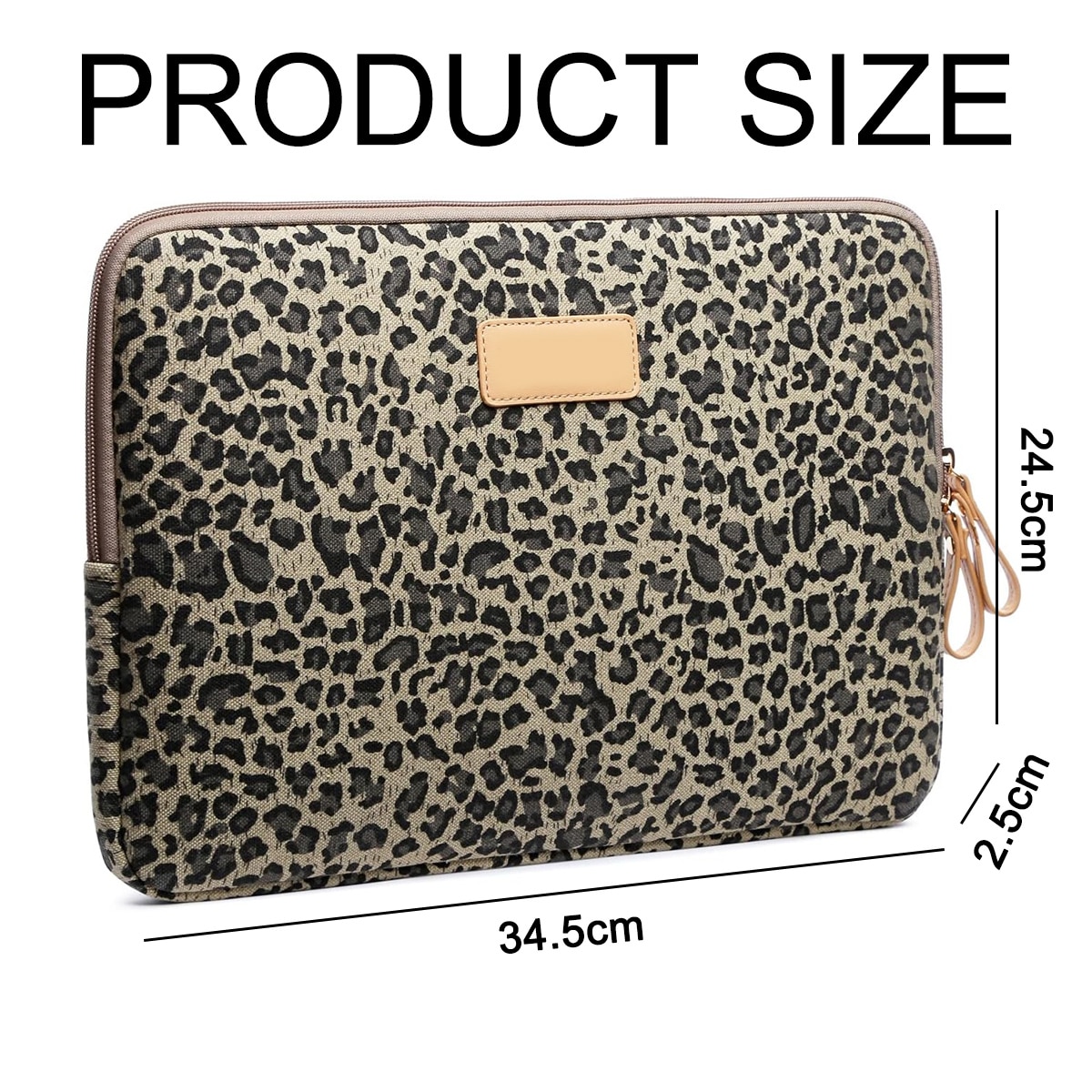 Geanta laptop BGHYHYHI, imprimeu leopard