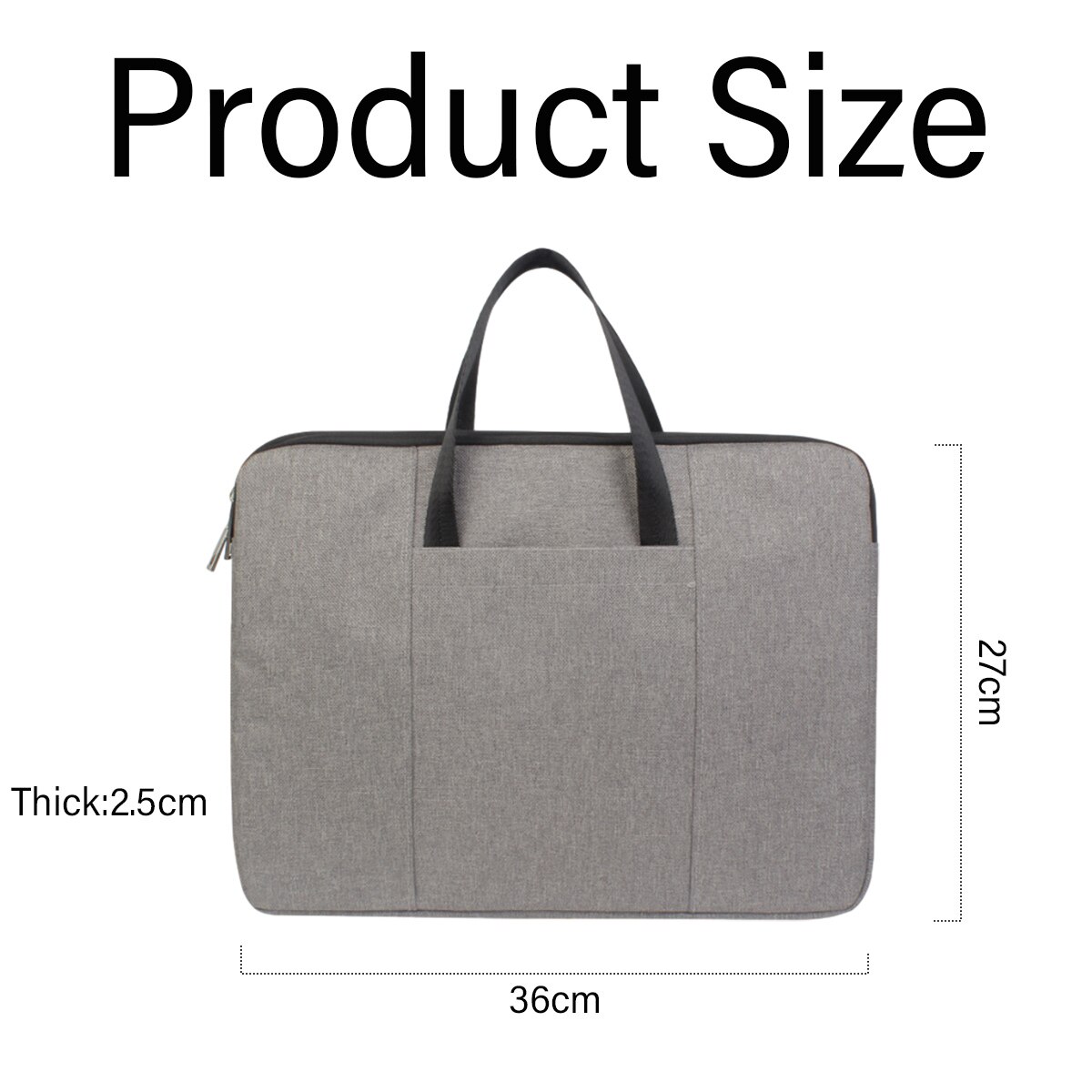 Husa pentru laptop, husa de protectie impermeabila, geanta de transport pentru laptop gri deschis