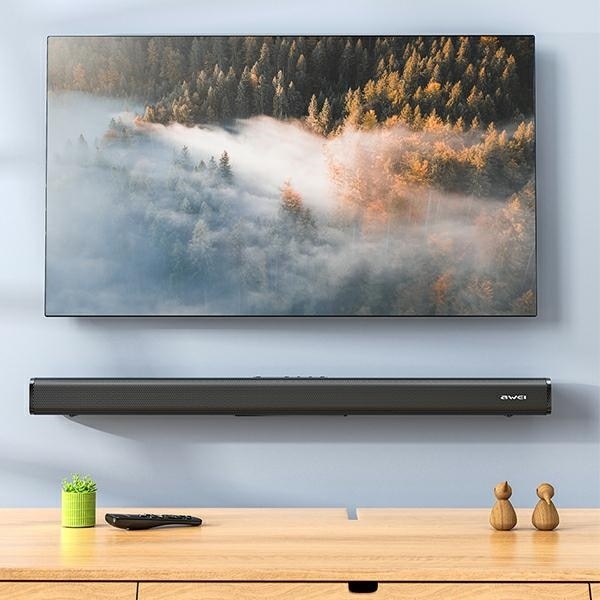 Soundbar Awei Y999, 2x25W, Bluetooth 5.0, negru