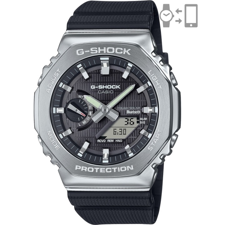 Ceas barbatesc Casio GBM-2100-1AER Quartz Argintiu