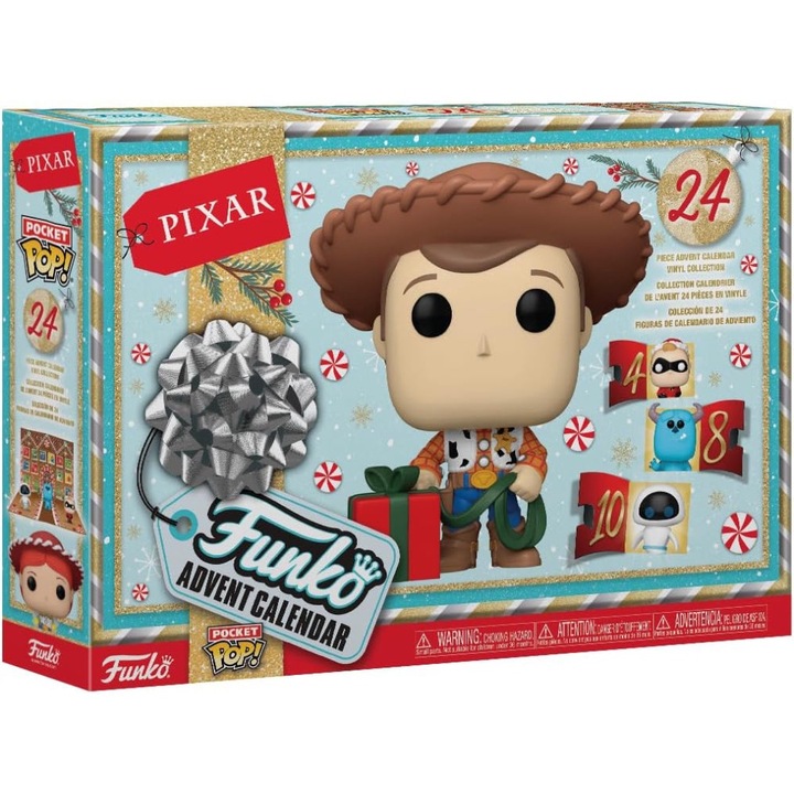 Комплект 24 фигурки Funko Pop, Pixar, 2024, Многоцветен, 4 cm