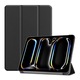 Husa tabletă Gigapack, tip stand, aspect piele, flip activ, deschidere laterală, trifold, suport de birou, negru, compatibil: Apple IPAD Pro 13, 2025, / IPAD Pro 13, 2024