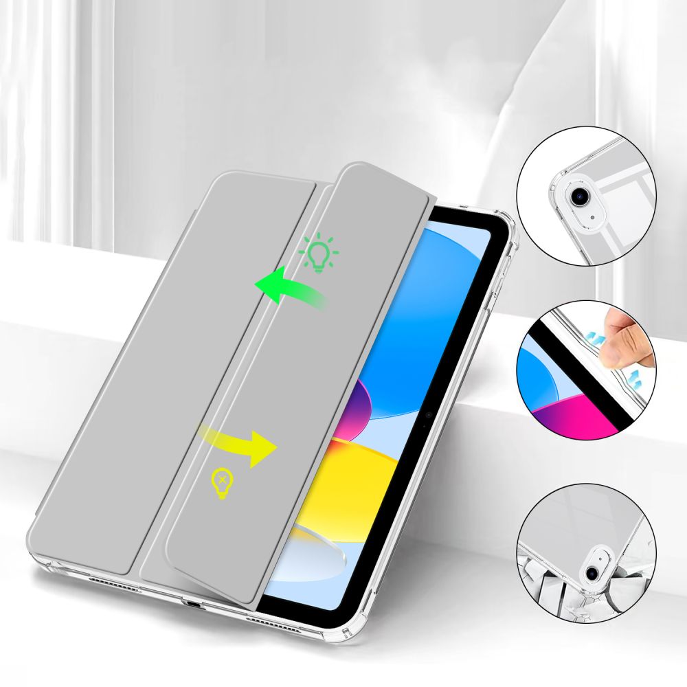 Husa de protectie Tableta Tech-Protect SC Pen Hybrid iPad 10.9" 10 / 2022 / 11" 11 / 2025 Gri