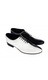 Pantofi barbati de ceremonie din piele naturala Alb Negru Marimea 41