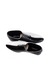 Pantofi barbati de ceremonie din piele naturala Alb Negru Marimea 41
