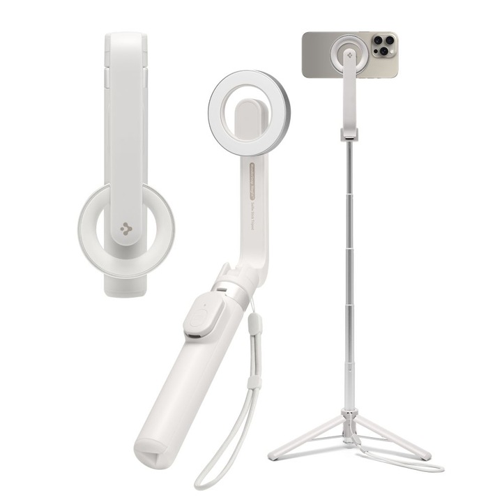 Селфи стик Съвместим с MagSafe, ick Съвместим с MagSafe - Spigen, R7, Поликарбонат, Dune Beige