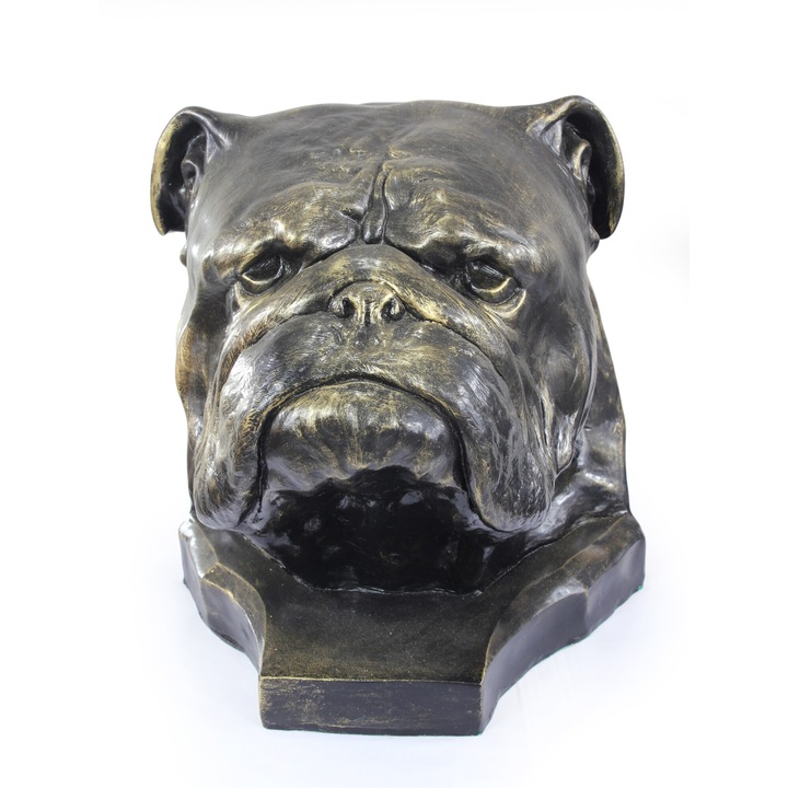 Statue Bulldog, Art-Dog, decoratiune interioara si exterioara, din rasina, 30x45cm