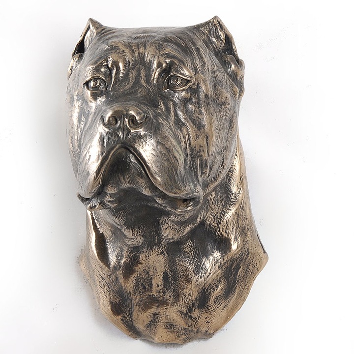 Statueta Cane Corso, Art-Dog, decorare unica, bronz rece, 20x30cm