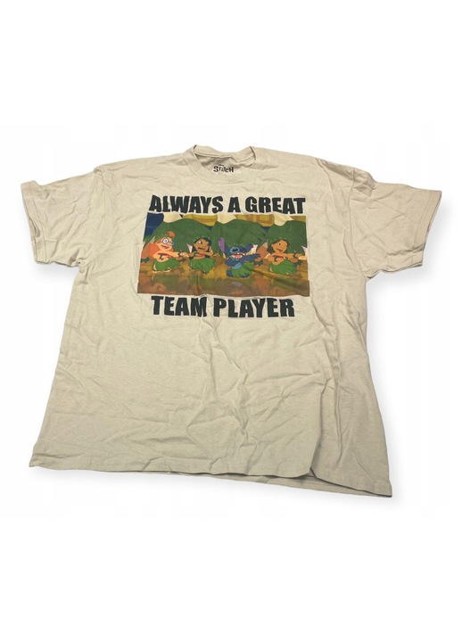 Tricou pentru barbati cu gat rotund SPENCER'S STITCH, bumbac, bej, XL INTL