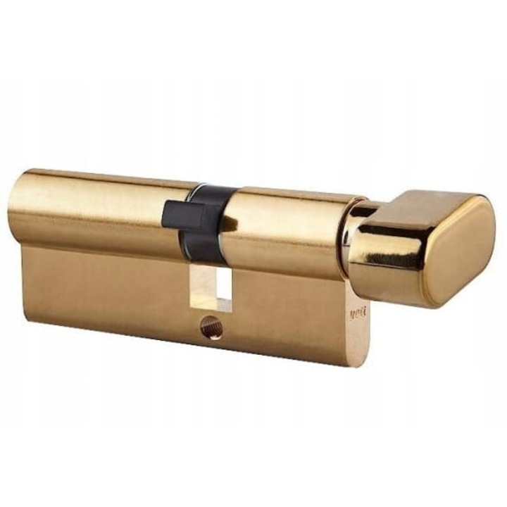 Cilindru usa LOB 30x35mm cu galca, mosiad, set 3 chei