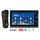 Sistem Video De Interfon Inteligent, CRISTALIS SALE™, Ecran De 7 Inchi cu 5 chei de acces, Wireless Tuya Smart/ Smart Life, 1080P Full HD, Vedere Nocturna, Suport Micro SD, Inregistrare Video, Alarma Antifurt, pentru Vila sau Apartament
