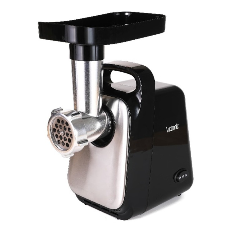 Masina de tocat electrica, Otel inoxidabil, taiat fin, mediu, Putere 1300 W, accesorii pentru carnati, accesoriu kubbe