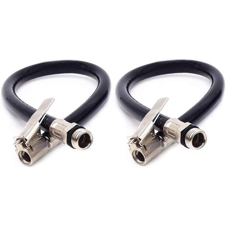 Furtun de umflare cu mandrina de aer metalica, prelungire a supapei de 90 de grade, Enforose, sigilabil, pentru scule multifunctionale