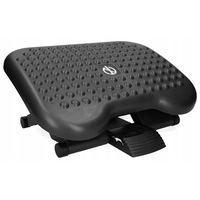 Suport picioare, Xtech, ABS, reglabil, antiderapant, negru, 46cm x 36cm x 11-17cm, Negru