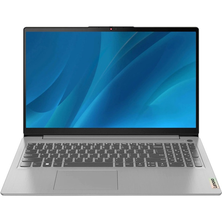 Laptop Lenovo IdeaPad Slim 3 15IAN8 cu procesor Intel® N100 pana la 3.4GHz, quad-core, 15.6" FHD, IPS, 8GB LPDDR5, 1 TB SSD, Intel® UHD Graphics, NO OS, Arctic Grey