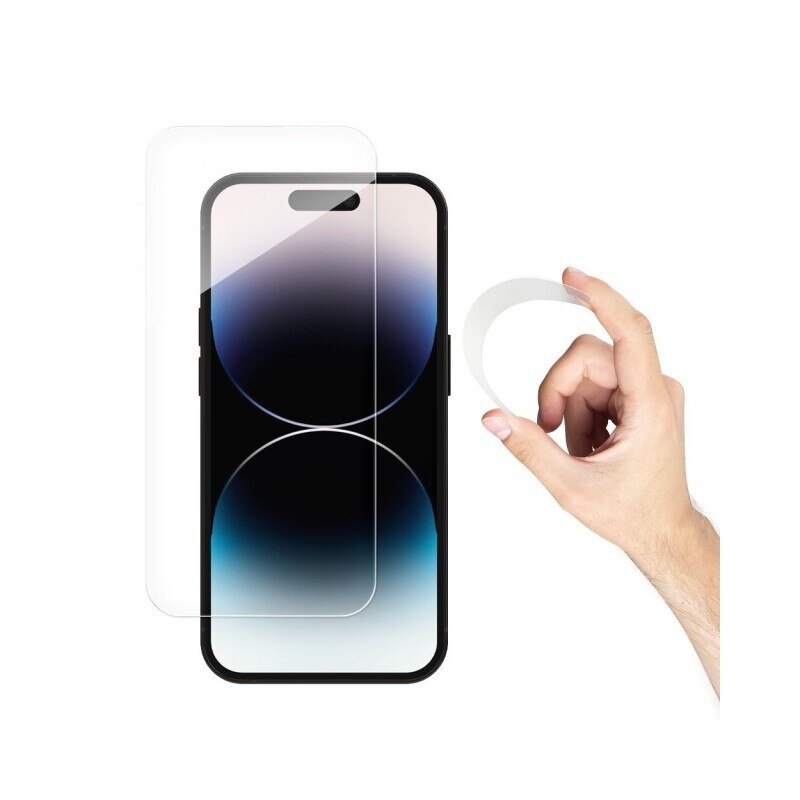 Folie Nano Glass Hybrida Bestsuit Compatibila Cu iPhone 16 Pro Max, Transparenta, Case Friendly