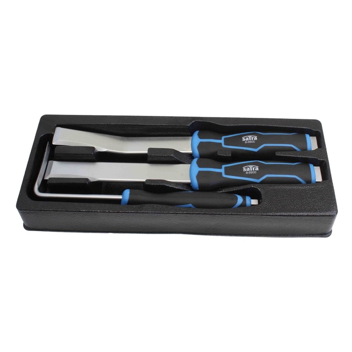 Véső készlet, Satra, bádogos munkákhoz, 3 db
