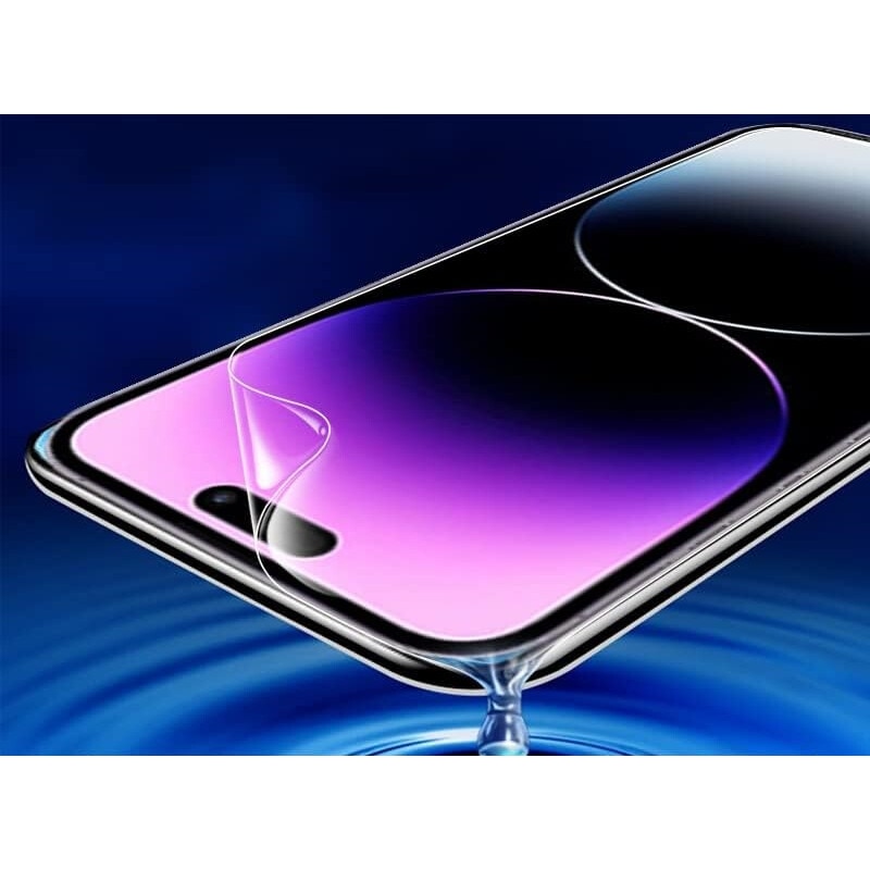 Folie de protectie ecran din silicon, TPU, Perfect fit, compatibila cu iPhone 16, acopera tot ecranul, transparenta, ISAG