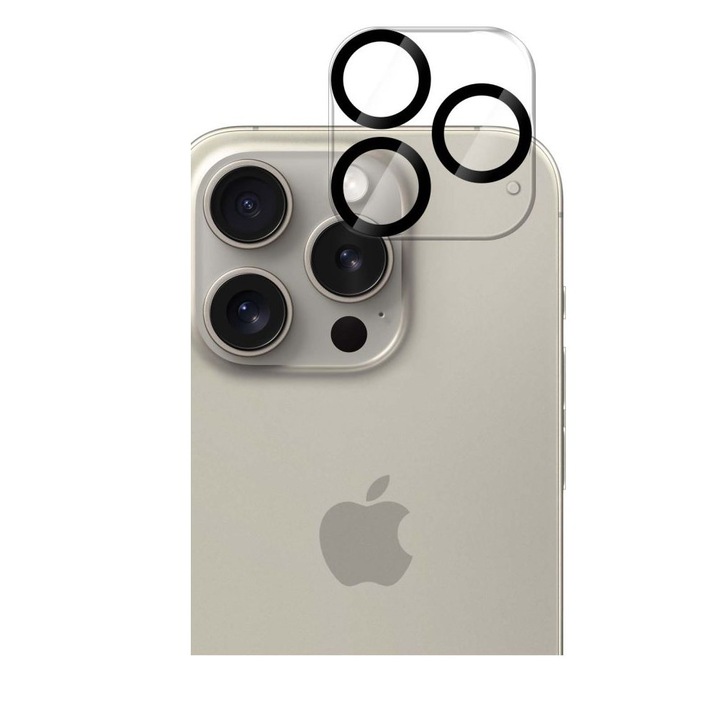 HOFI Cam Pro kameraüveg fólia, kompatibilis az iPhone 16 Pro / 16 Pro Max Clear készülékekkel