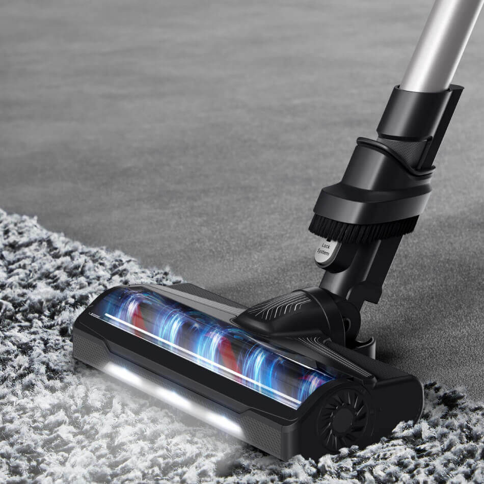 Aspirator vertical Rowenta X-Pert 7.60 RH6A35WO, 140W, recipient de praf 0.44L, autonomie pana la 45 minute, filtrare 99%, perie cu LED, tehnologie ciclonica, violet & negru