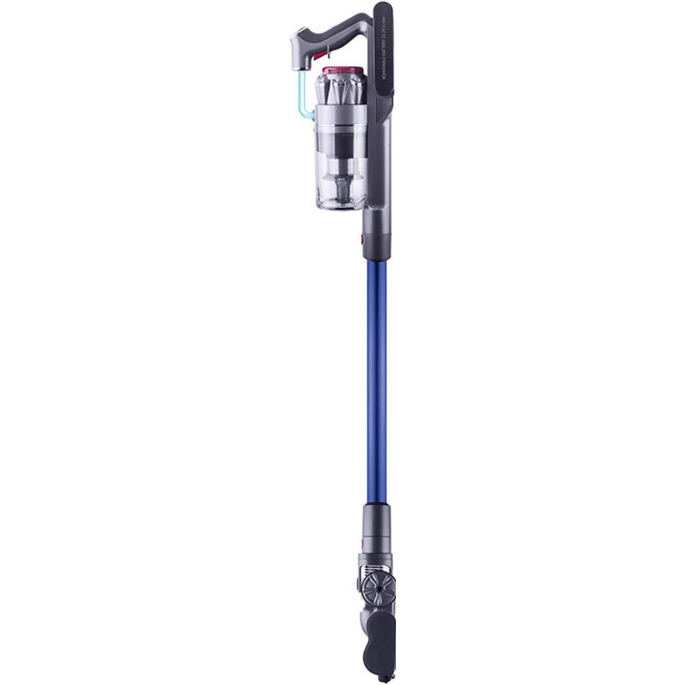 Aspirator vertical fara fir Zelmer ZSVC822, 25.9 V, 0.35 L, motor BLDC, Autonomie 40 min, Filtru HEPA, Multi Cyclone, Gri/Albastru