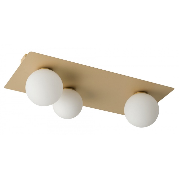 Plafoniera ARGON 3, arany/fehér, 3*G9, 12W, hossza 62 cm - SIGMA