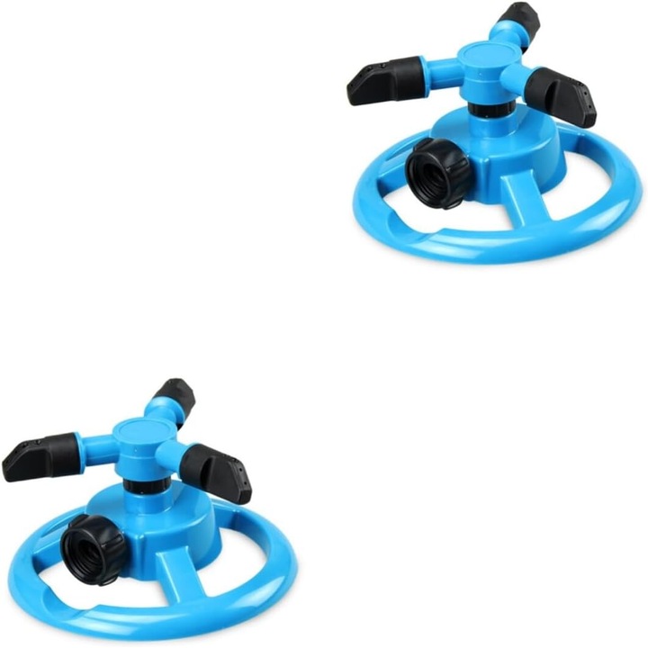 Комплект от 2 ротационни пръскачки, радиус на пръскане 8м, сини