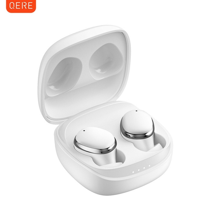 Casti wireless E30, design cu suport pentru ureche, sunet de calitate ...