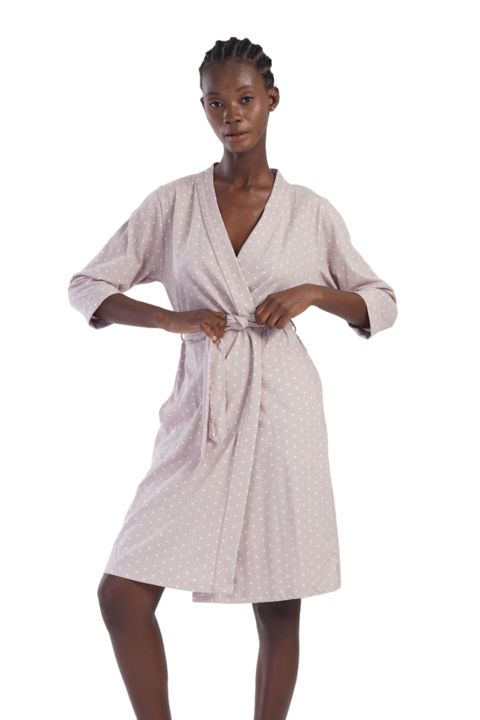 Halat bumbac Vienetta, Cream, bej deschis