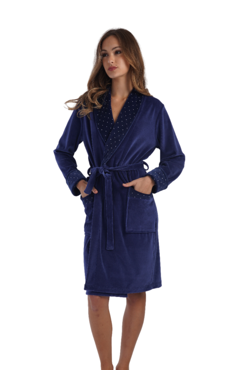 Halat velur Vienetta, Hazall, bleumarin