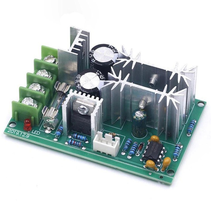 Controler regulator de viteza motor PWM DC 10-60V, 20A, 1200W